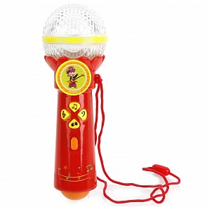 Микрофон свет и звук, 14 песен из мультика Маша и Медведь (Умка, B1252960-R3 (192))